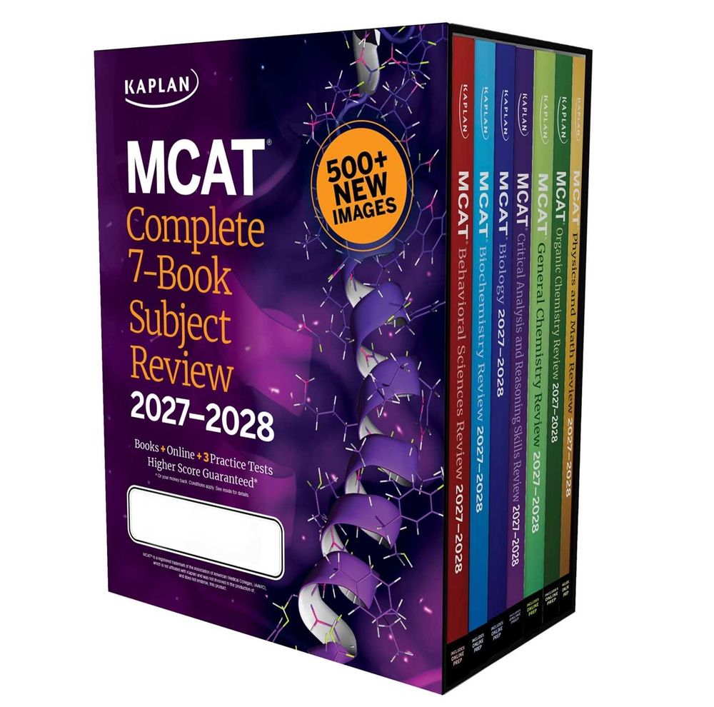 MCAT Complete 7-Book Subject Review 2027–2028 | Biggest Update Ever: 500+ New Images & All-New CARS Book | 3 Practice Tests (Kaplan Test Prep) by Kaplan Test Prep - ISBN: 9798349701672