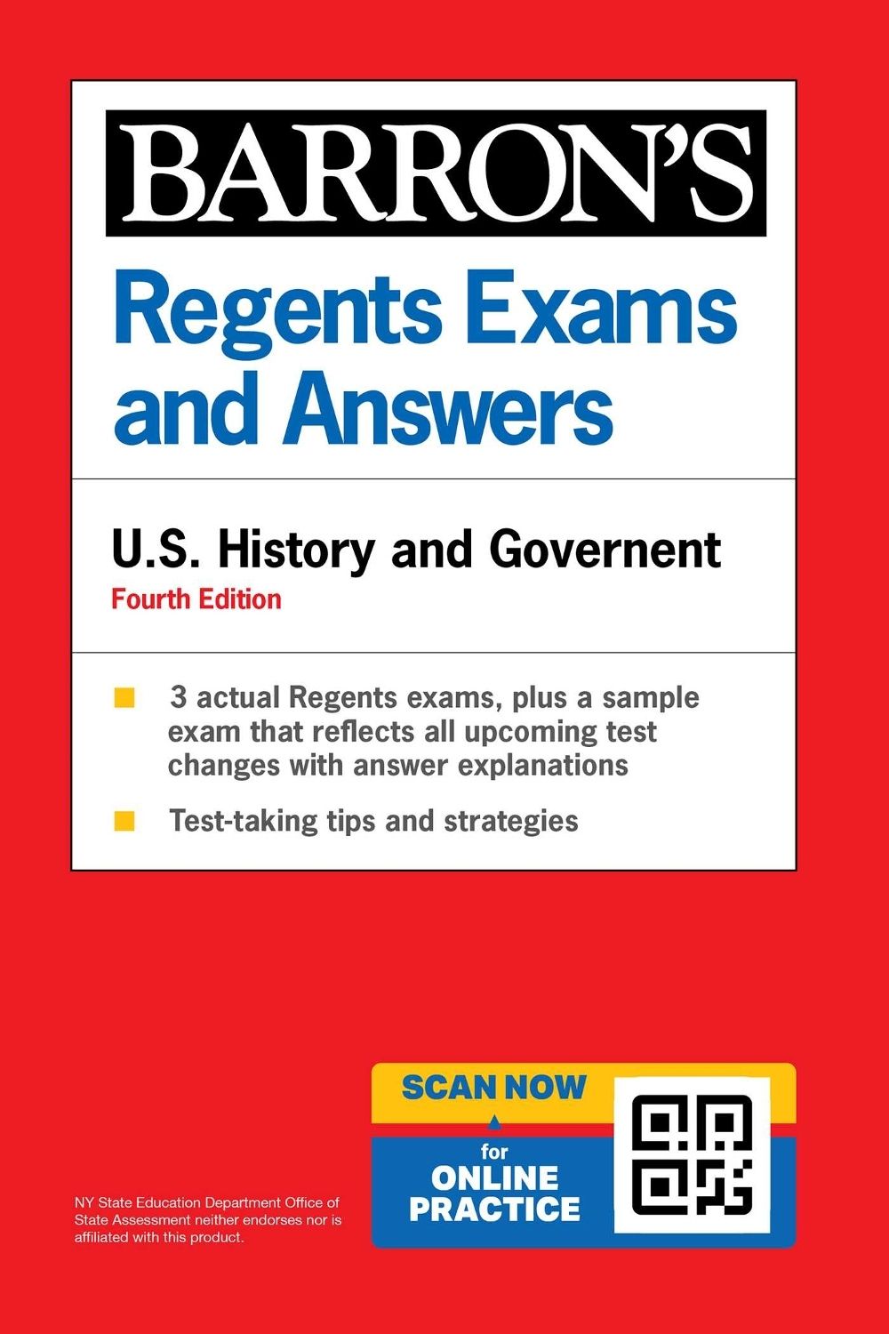 Regents Exams and Answers: U.S. History and Governent, Fourth Edition by Barron's Educational Series - ISBN: 9798349703614