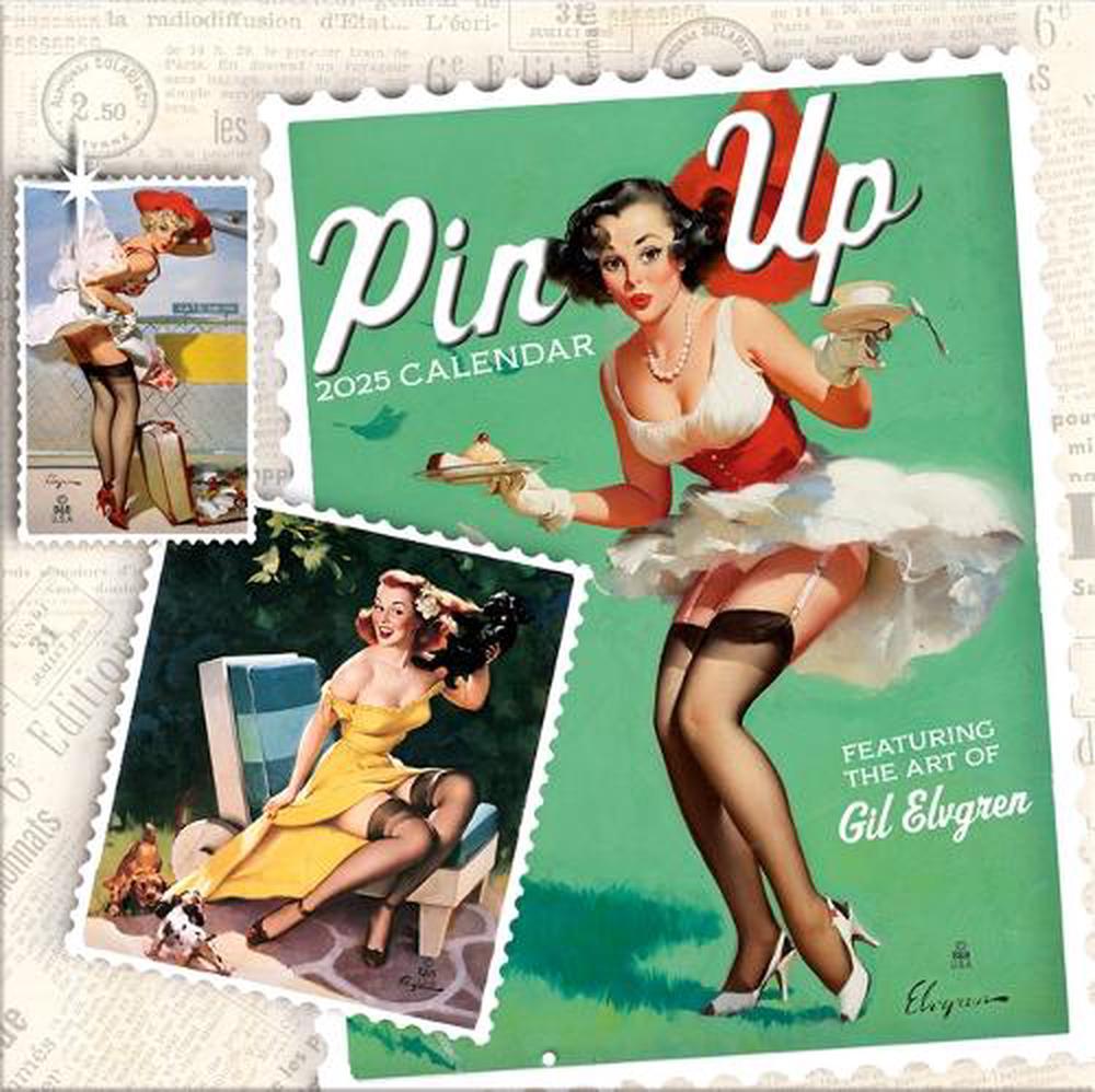 Pin Up 12x12 Photo Wall Calendar, 9798350603354