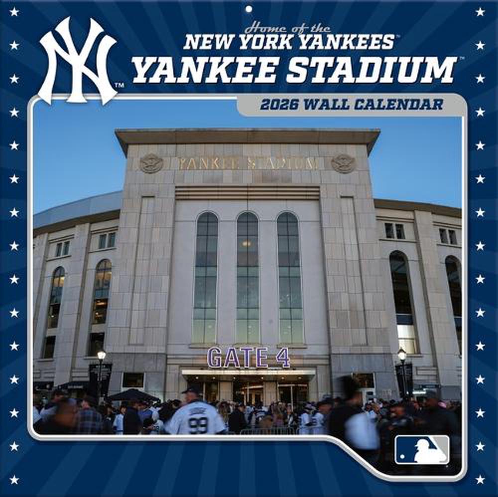 New York Yankees Yankee Stadium 2026 12x12 Stadium Wall Calendar By 