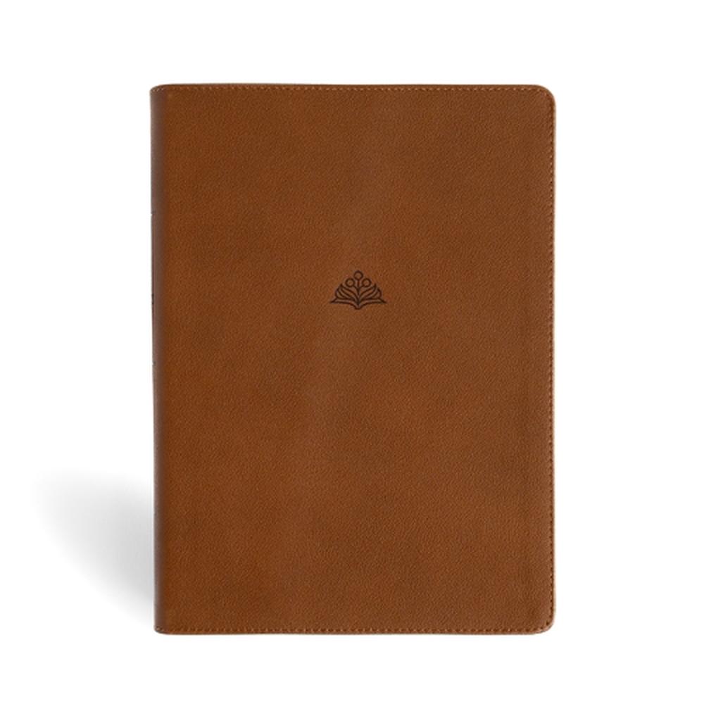 CSB Women's Study Bible, Saddle Brown Genuine Leather, Indexed, 9798384518334