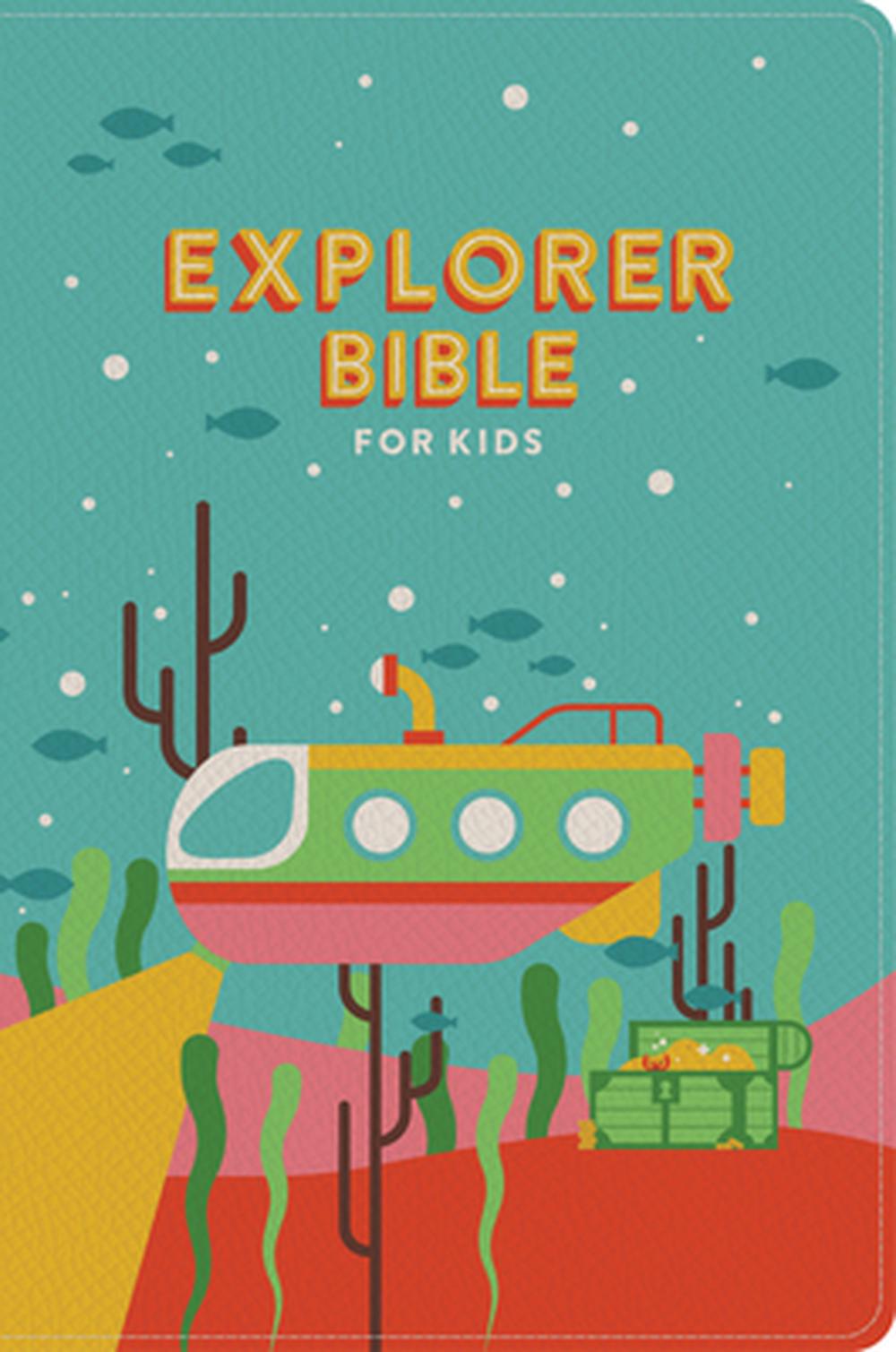 CSB Explorer Bible for Kids, Underwater Adventure Leathertouch, Indexed, 9798384518686