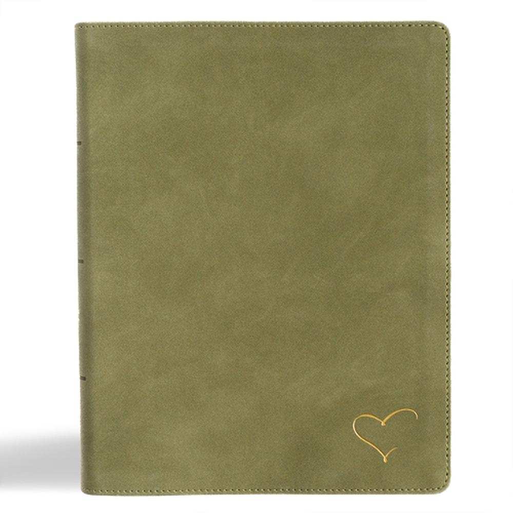 CSB Notetaking Bible, Revive Our Hearts Edition, Sage Suedesoft Leathertouch, 9798384523574