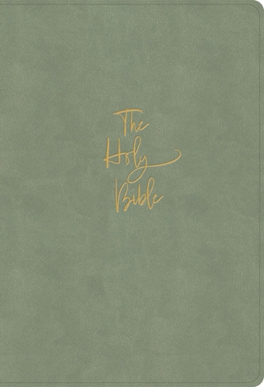 KJV Super Giant Print Reference Bible, Sage Suedesoft Leathertouch by Holman Bible Publishers - ISBN: 9798384533610