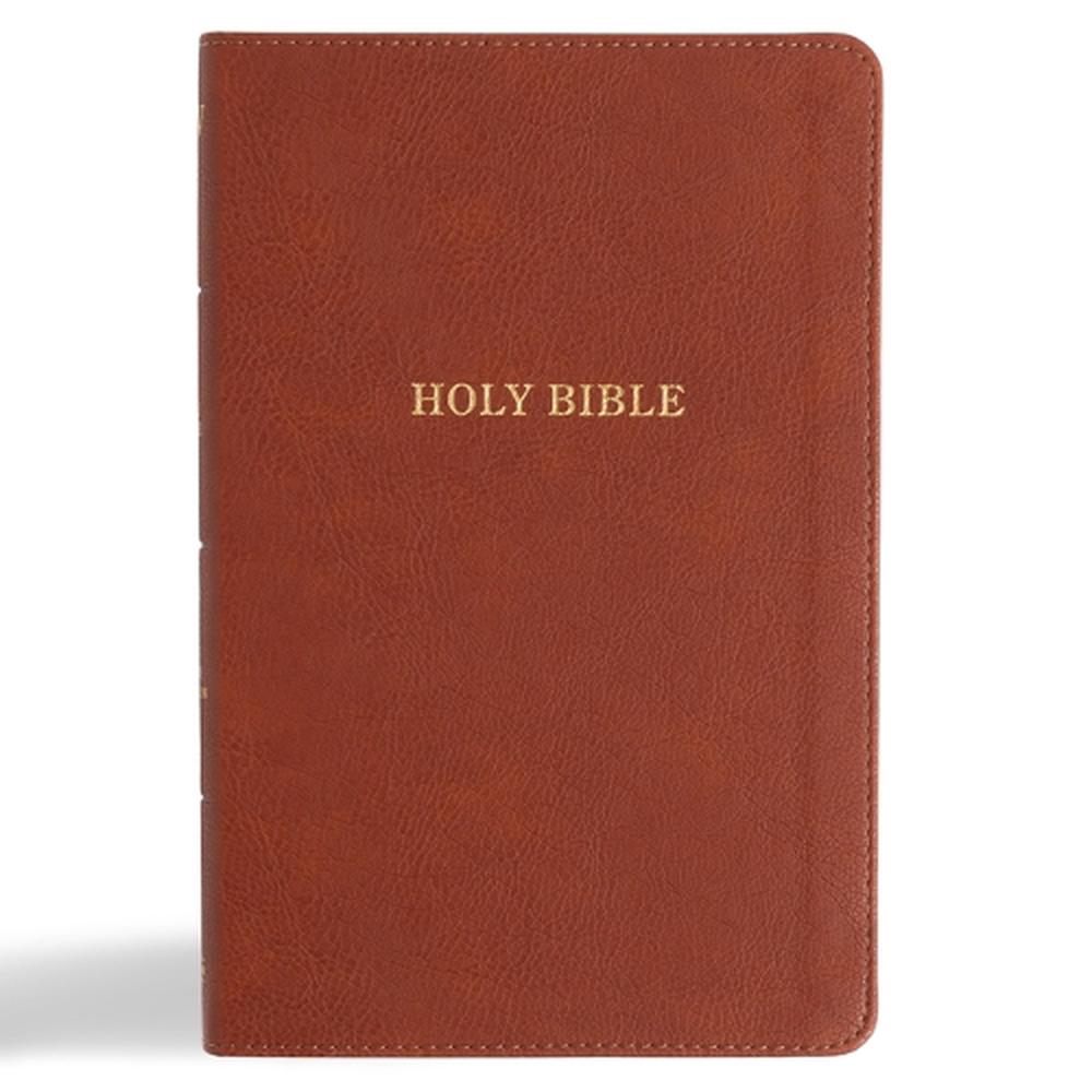 KJV Thinline Bible, Burnt Sienna Leathertouch, 9798384533634