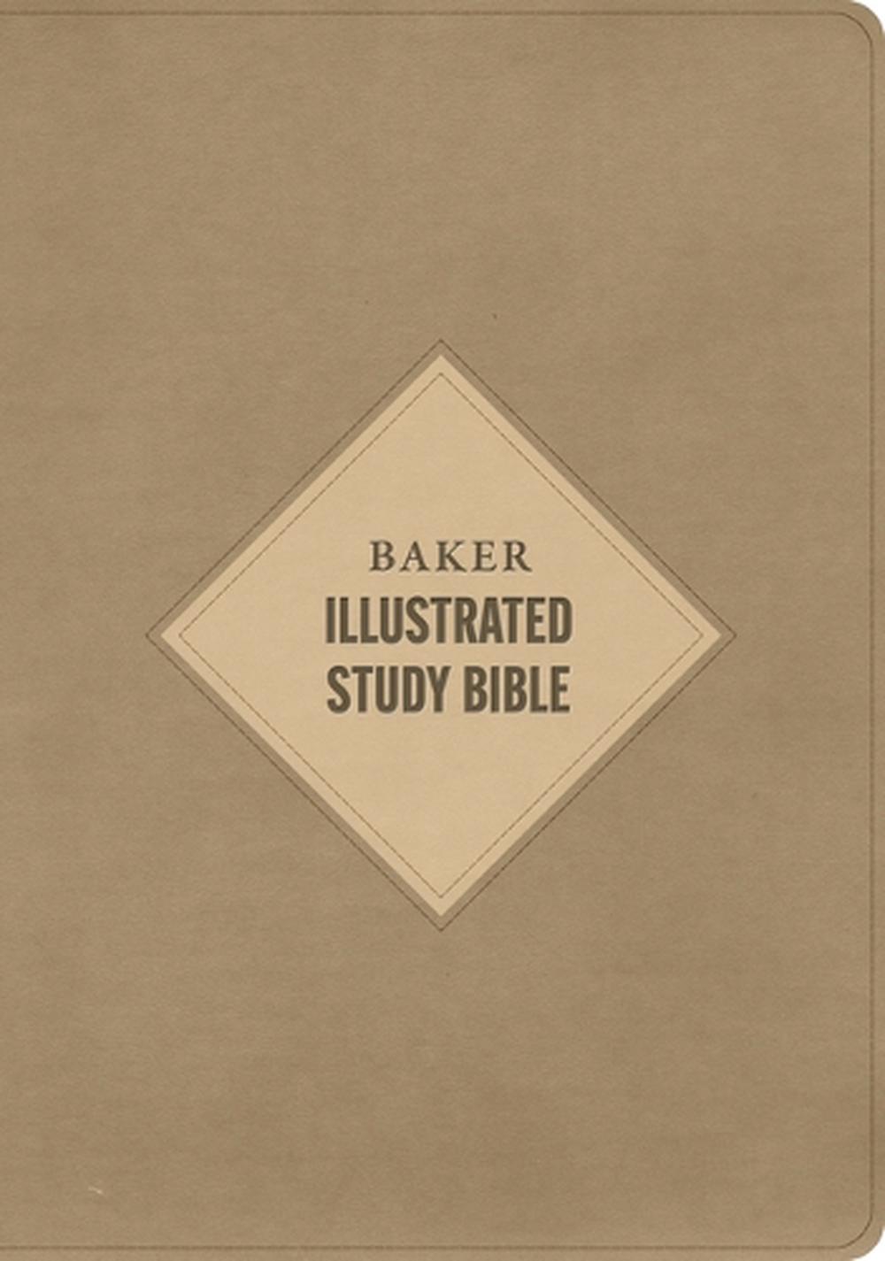 CSB Baker Illustrated Study Bible, Khaki Leathertouch, Indexed by Csb Bibles by Holman - ISBN: 9798384540243