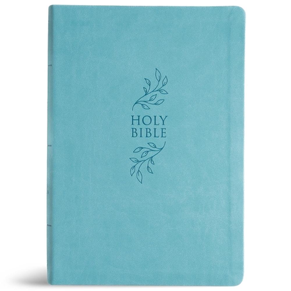 KJV Super Giant Print Reference Bible, Value Edition, Blue Leathertouch, 9798384540434