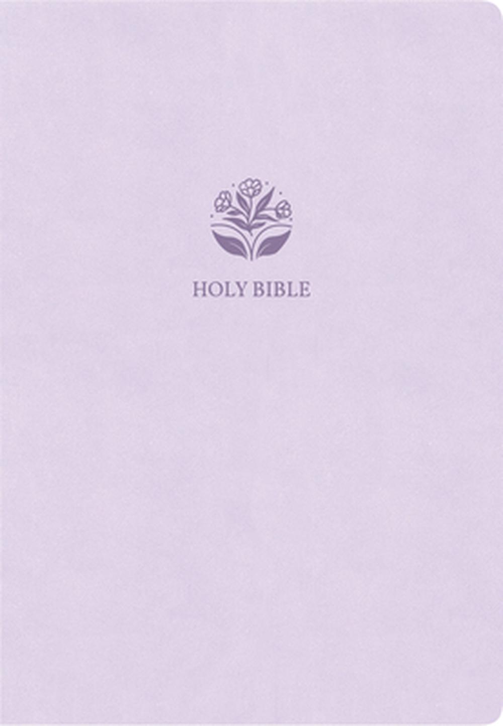 KJV Large Print Compact Reference Bible, Lavender Leathertouch, 9798384546139