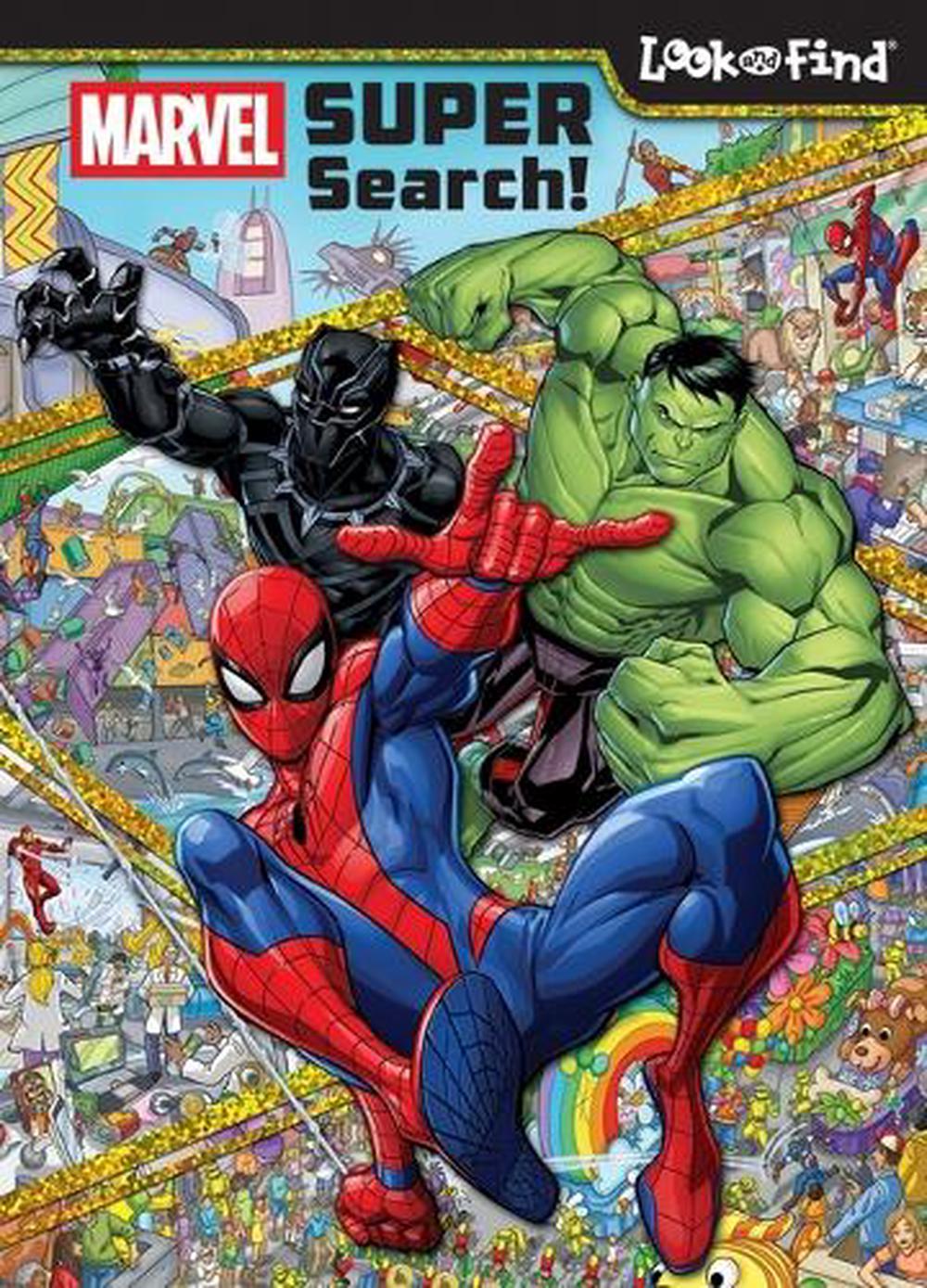 Marvel Searcher Marvel: Super Search! Look and Find by Pi Kids, Hardcover ...