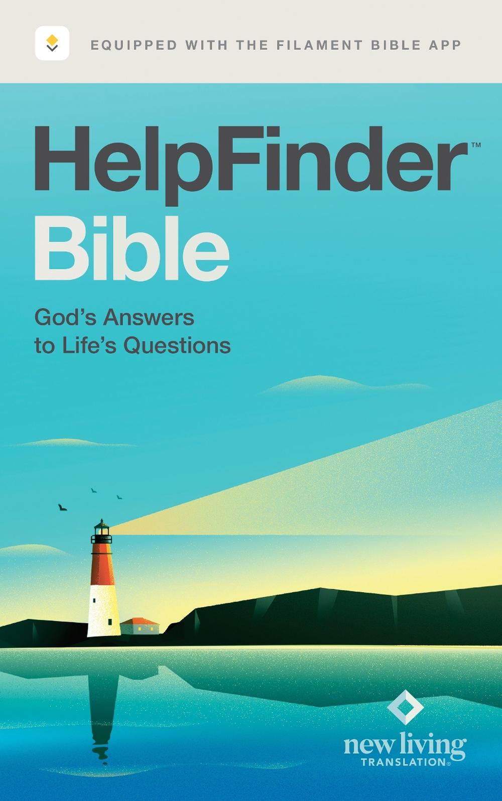 HelpFinder Bible NLT, Filament Enabled (Softcover, Red Letter), 9798400506963
