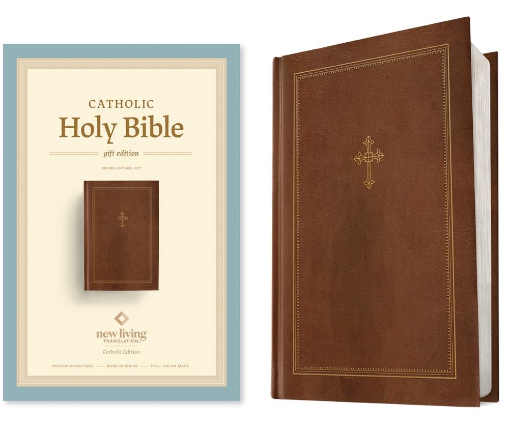 NLT Catholic Holy Bible, Gift Edition (Hardcover Leatherlike), 9798400508684