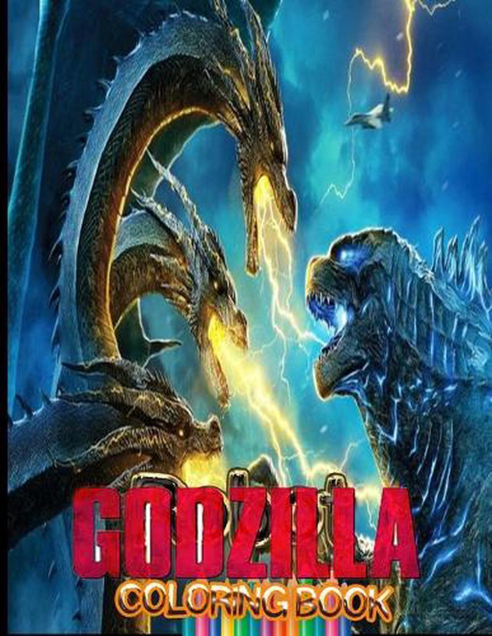 Godzilla Coloring Book by K. Coloring, Paperback, 9798716092105 | Buy ...