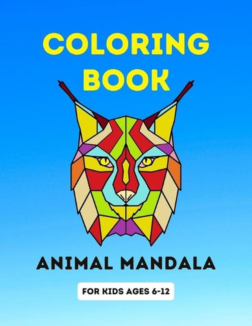 Coloring Book Animal Mandala For Kids Ages 6-12, 9798716630543