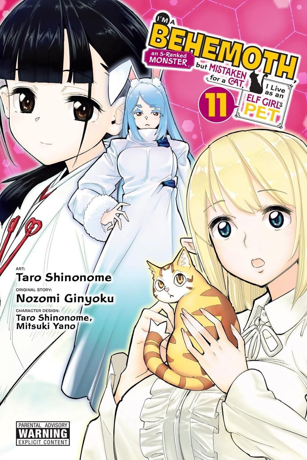 I'm a Behemoth, an S-Ranked Monster, but Mistaken for a Cat, I Live as an Elf Girl's Pet, Vol. 11 (manga) by Nozomi Ginyoku - ISBN: 9798855410211