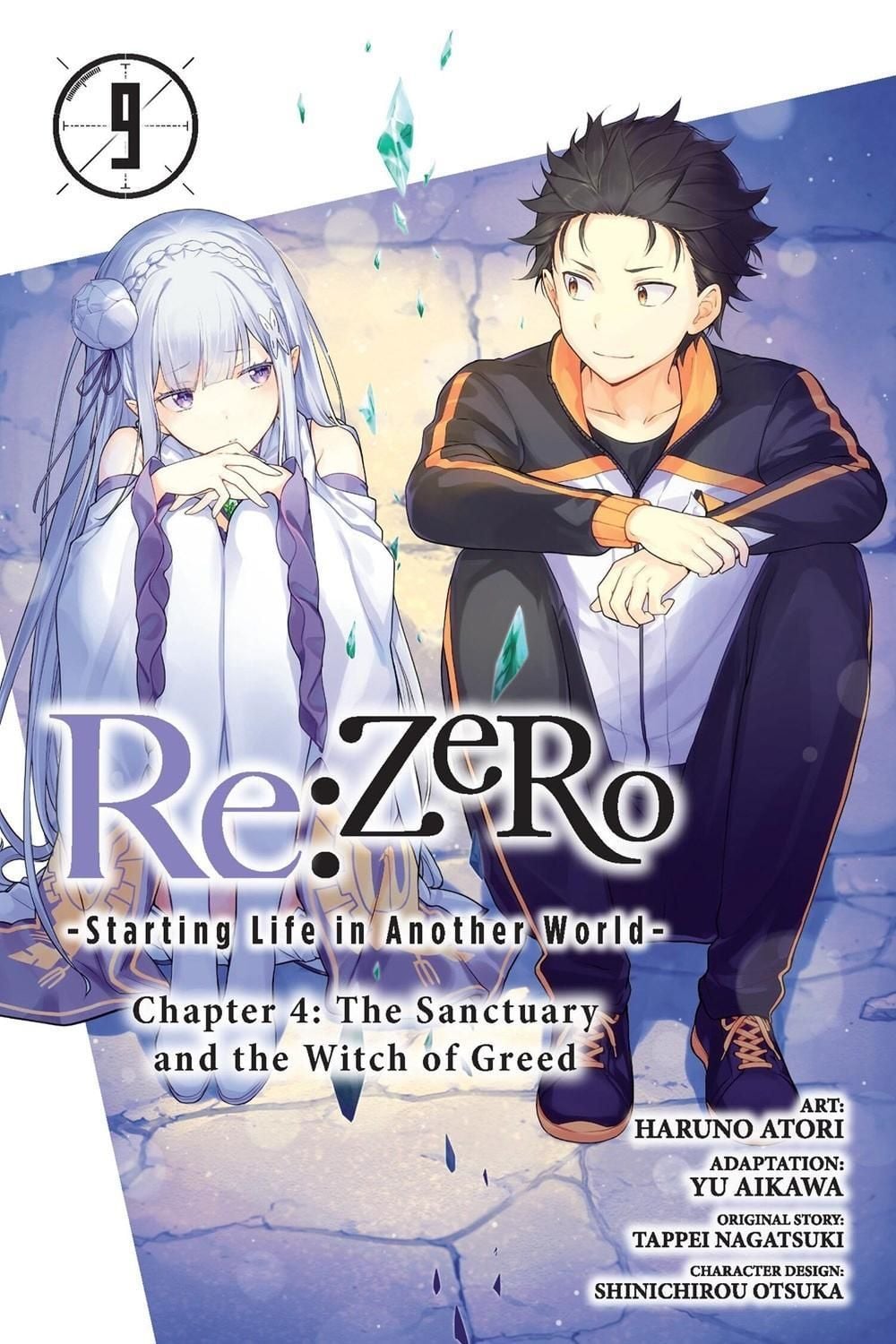 Re:ZERO -Starting Life in Another World-, Chapter 4: The Sanctuary and the Witch of Greed, Vol. 9 (manga) by Tappei Nagatsuki - ISBN: 9798855414929