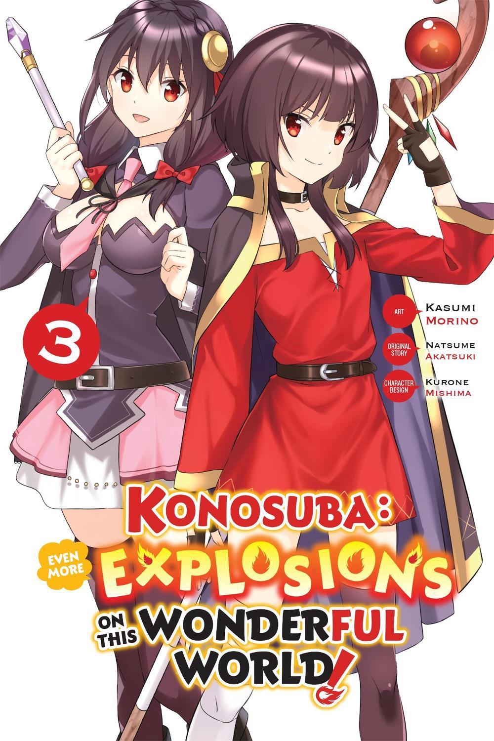 Konosuba: Even More Explosions on This Wonderful World!, Vol. 3 (manga) by Kasumi Morino - ISBN: 9798855417784