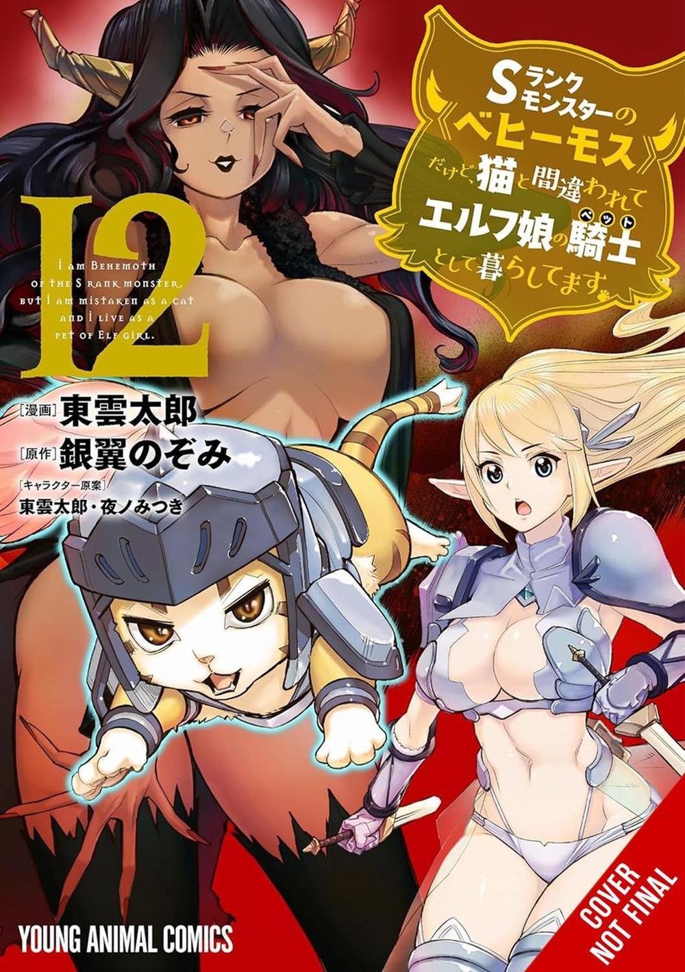 I'm a Behemoth, an S-Ranked Monster, but Mistaken for a Cat, I Live as an Elf Girl's Pet, Vol. 12 (manga) by Nozomi Ginyoku - ISBN: 9798855423310