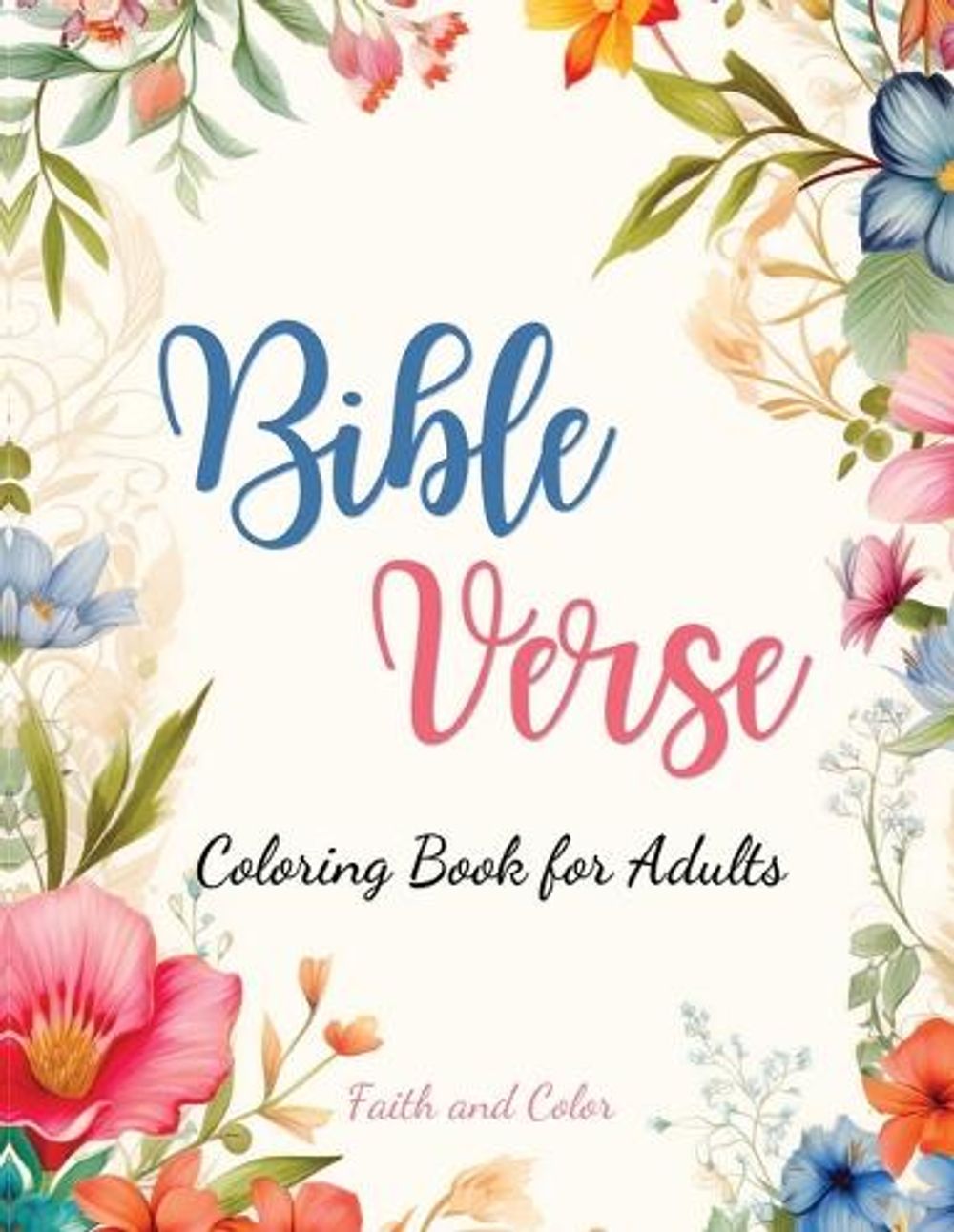 Bible Verse Coloring Book by Faith And Color, Paperback, 9798868991516 ...