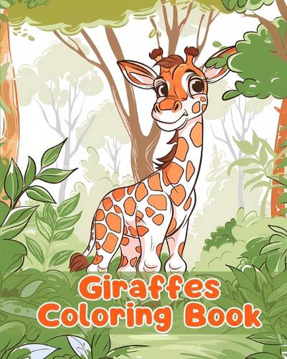 Giraffes Coloring Book, 9798881260576