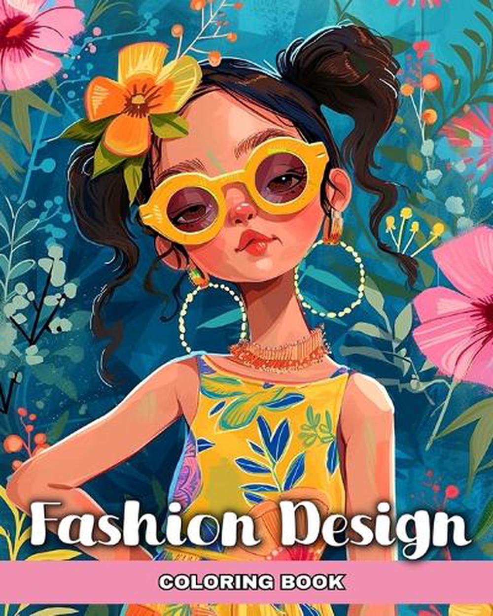 Fashion Design Coloring Book, 9798881357542
