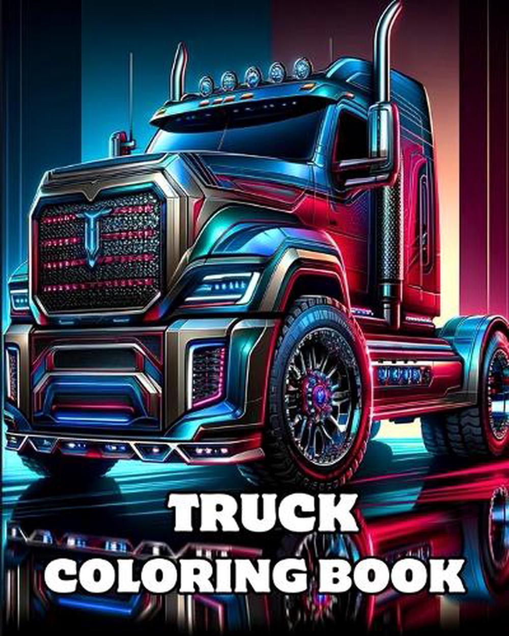 Truck Coloring Book, 9798881370749