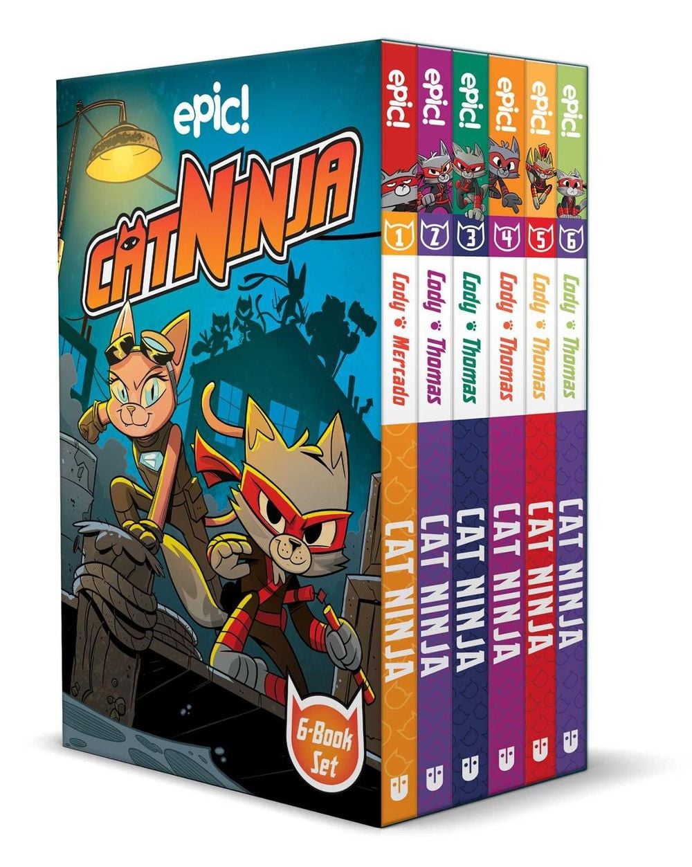 Cat Ninja Box Set Books 1–6 by Matthew Cody - ISBN: 9798881603663