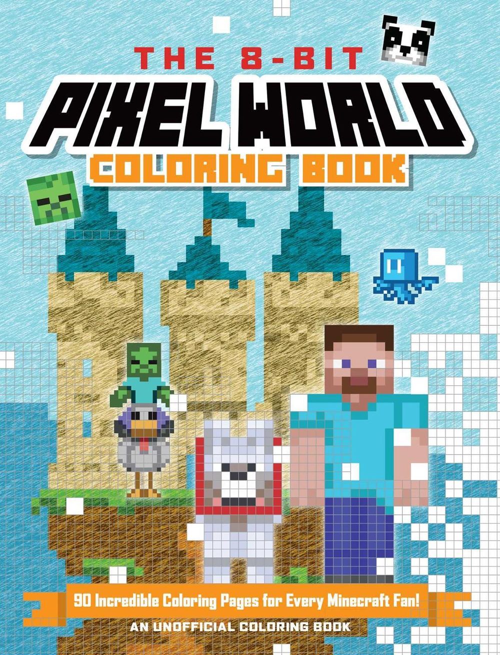 The 8-Bit Pixel World Coloring Book by Andrews McMeel Publishing - ISBN: 9798881605735