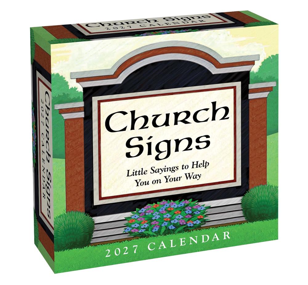 Church Signs 2027 Day-to-Day Calendar by Andrews McMeel Publishing - ISBN: 9798881606695