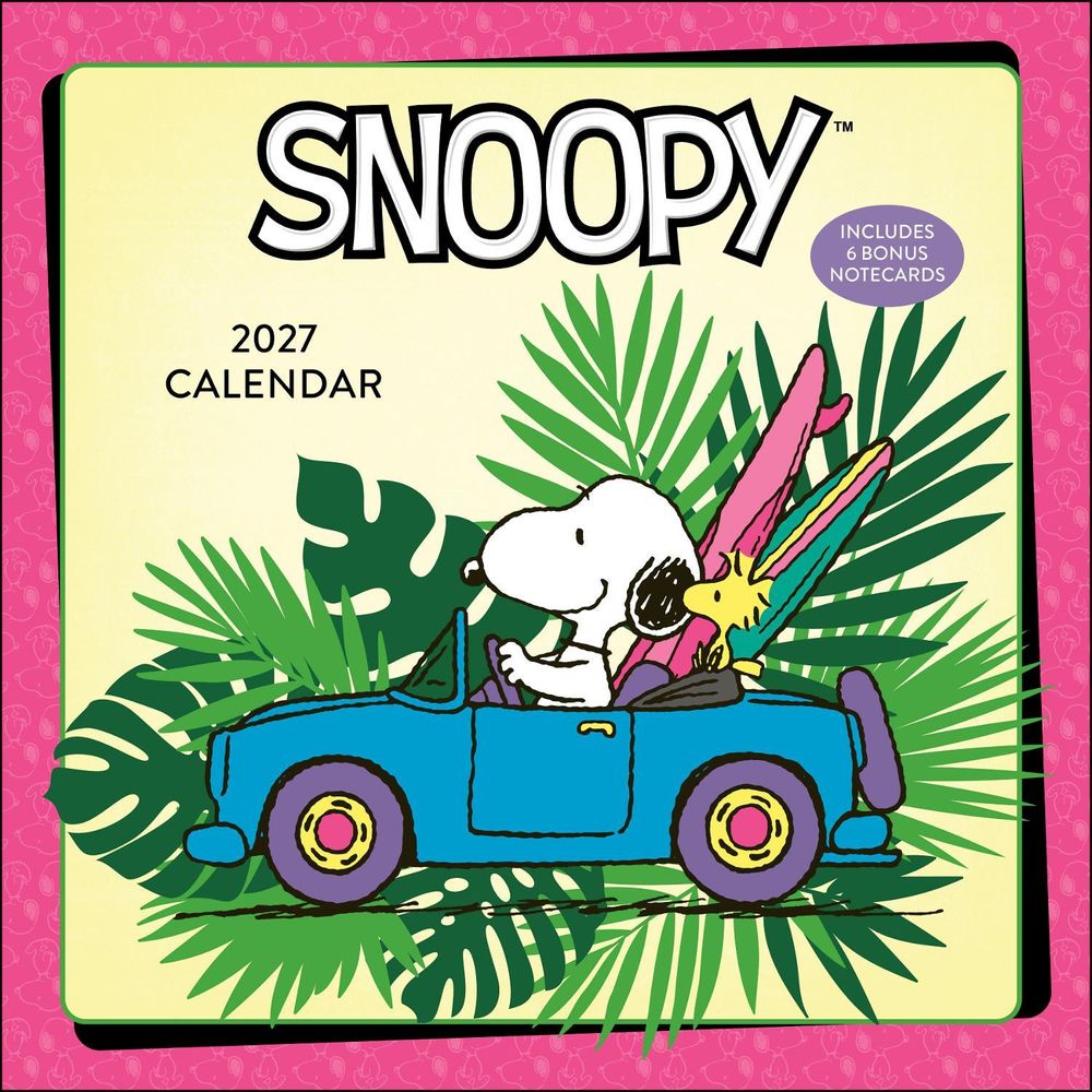 PEANUTS®: SNOOPY 2027 Wall Calendar with Notecards by Peanuts Worldwide LLC - ISBN: 9798881606824