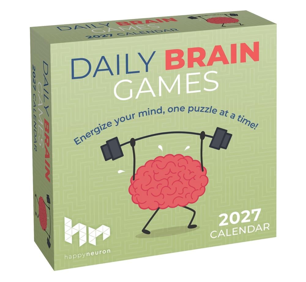 Daily Brain Games 2027 Day-to-Day Calendar by Happyneuron - ISBN: 9798881608309