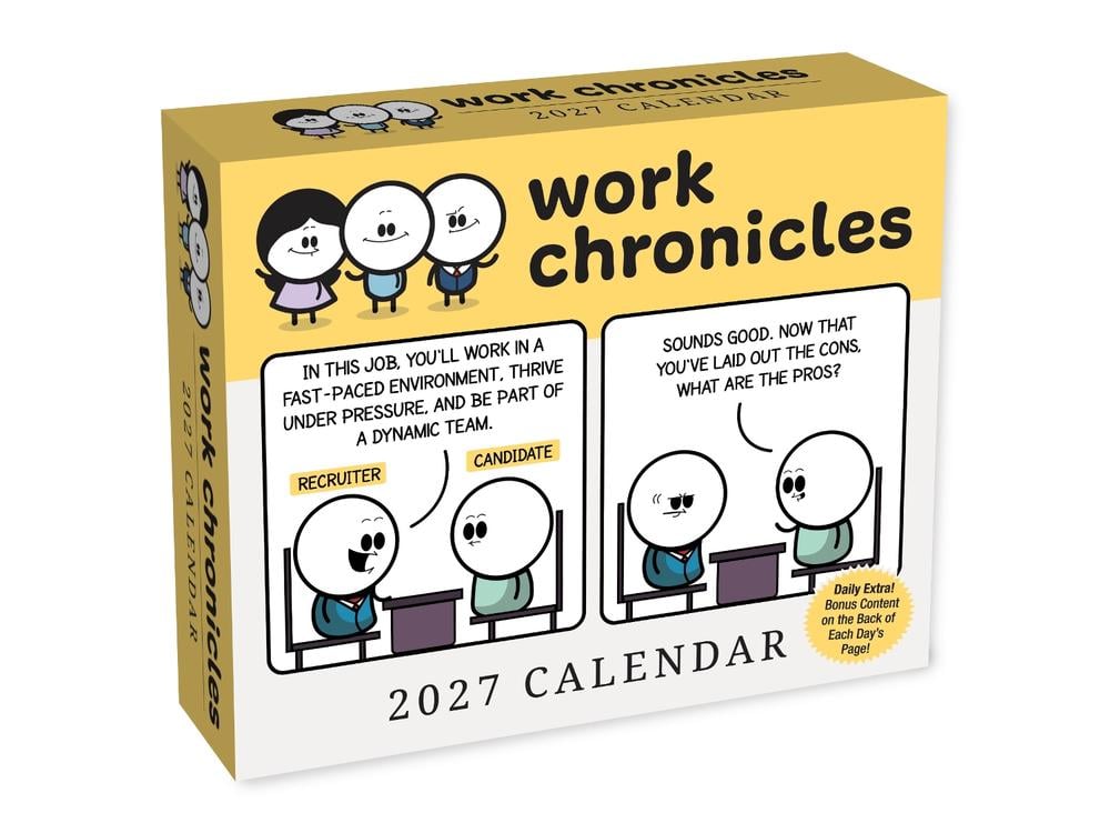 Work Chronicles 2027 Day-to-Day Calendar by Bob .. - ISBN: 9798881610524