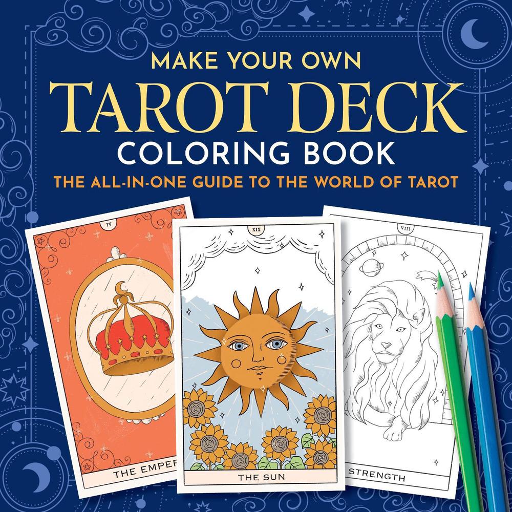 Make Your Own Tarot Deck Coloring Book, 9798886081428