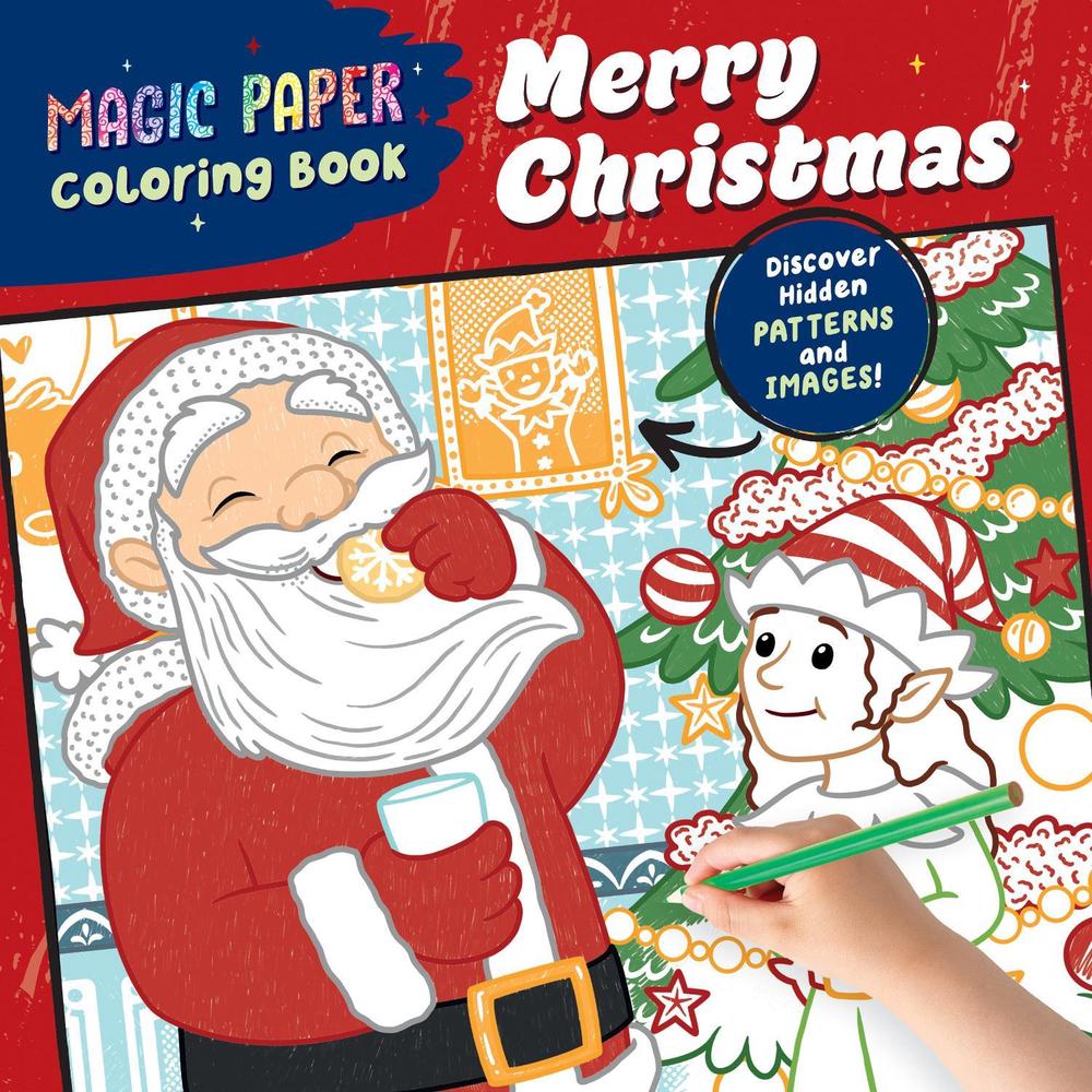 Magic Paper Coloring Book: Merry Christmas!, 9798886084580