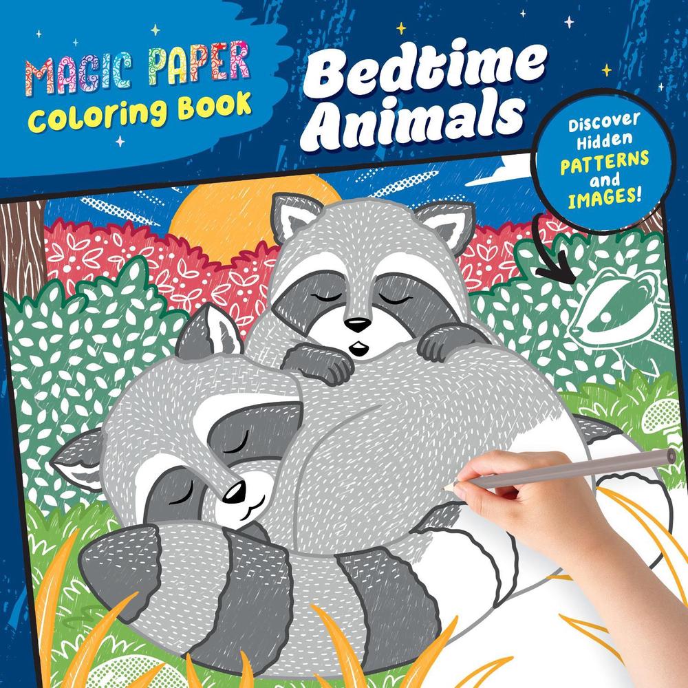 Magic Paper Coloring Book: Bedtime Animals, 9798886084641