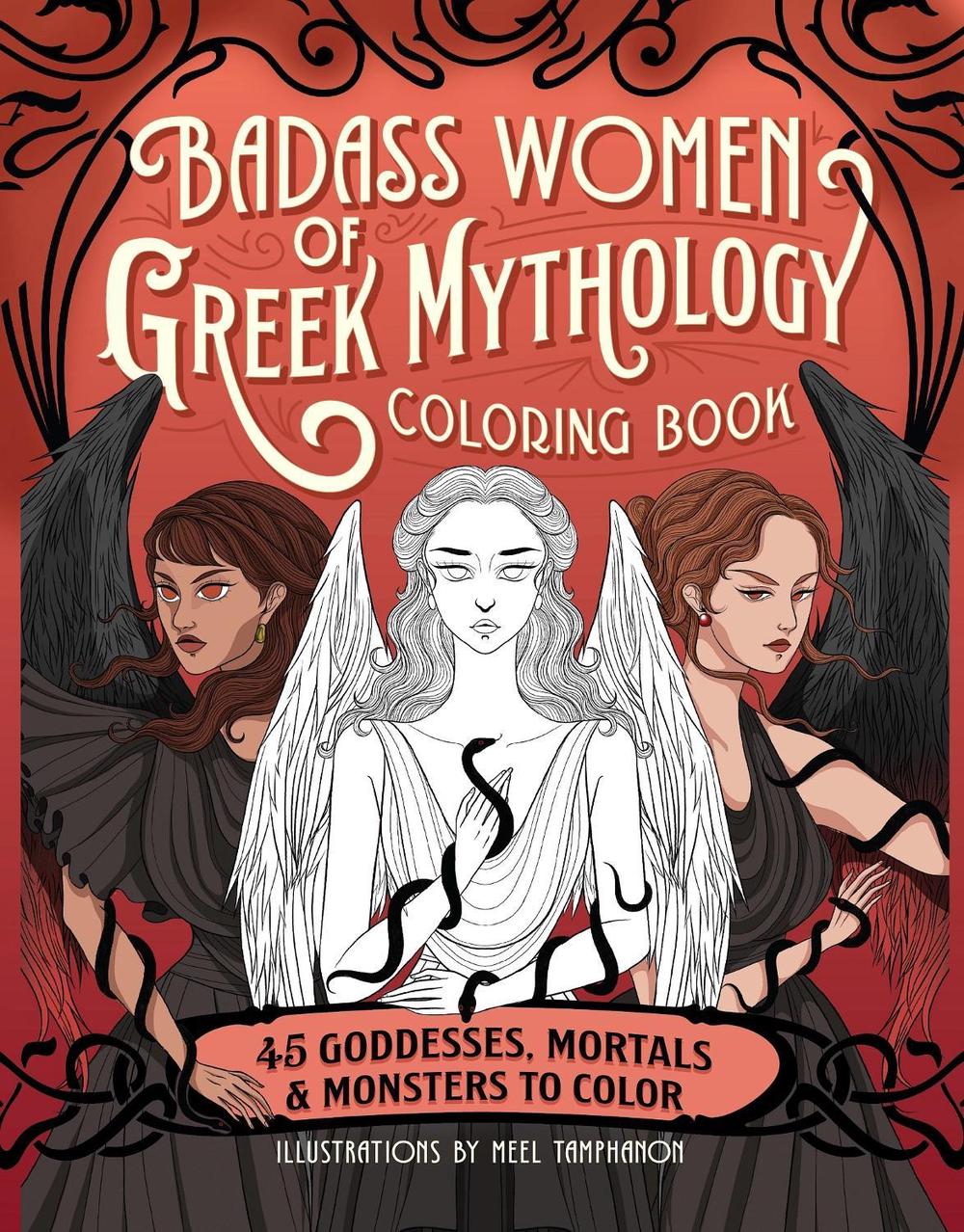 Badass Women of Greek Mythology Coloring Book, 9798886084696