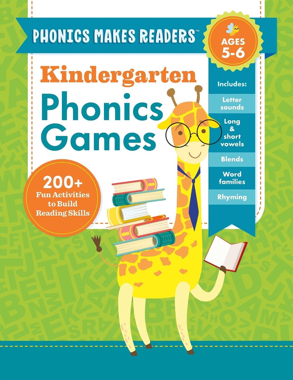 Phonics Makes Readers: Kindergarten Phonics Games, 9798886089455