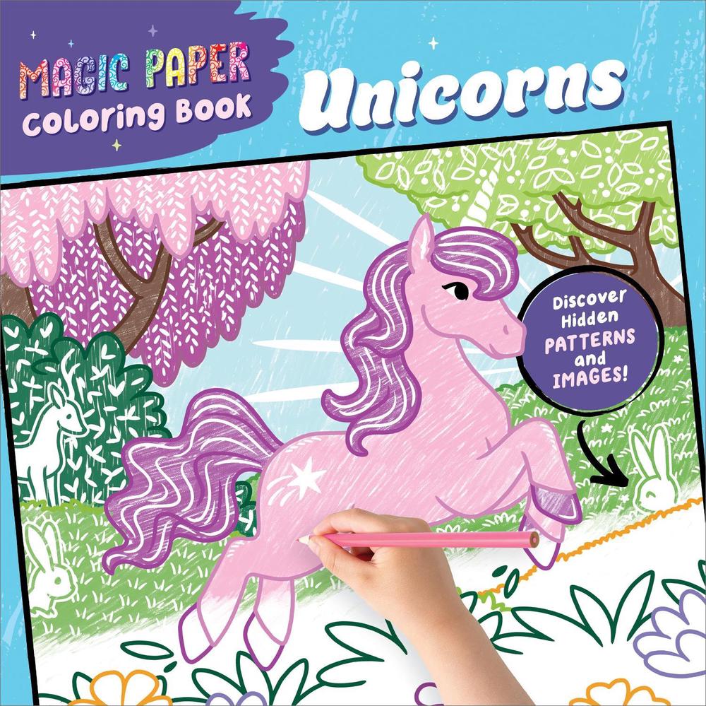 Magic Paper Coloring Book Unicorns, 9798886504378
