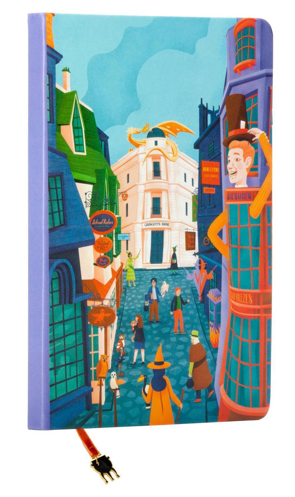 Harry Potter: Exploring Diagon Alley Journal with Ribbon Charm by Insight Editions - ISBN: 9798886631050