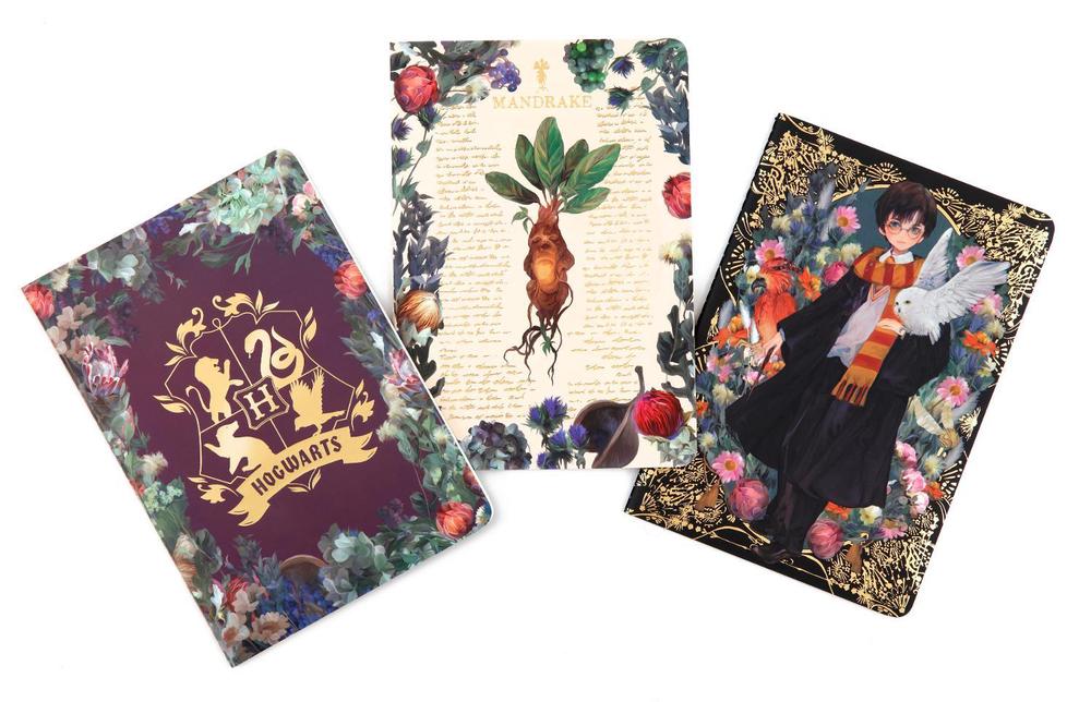 Harry Potter: Floral Fantasy Planner Notebook Collection (Set of 3) by Insight Editions - ISBN: 9798886631432