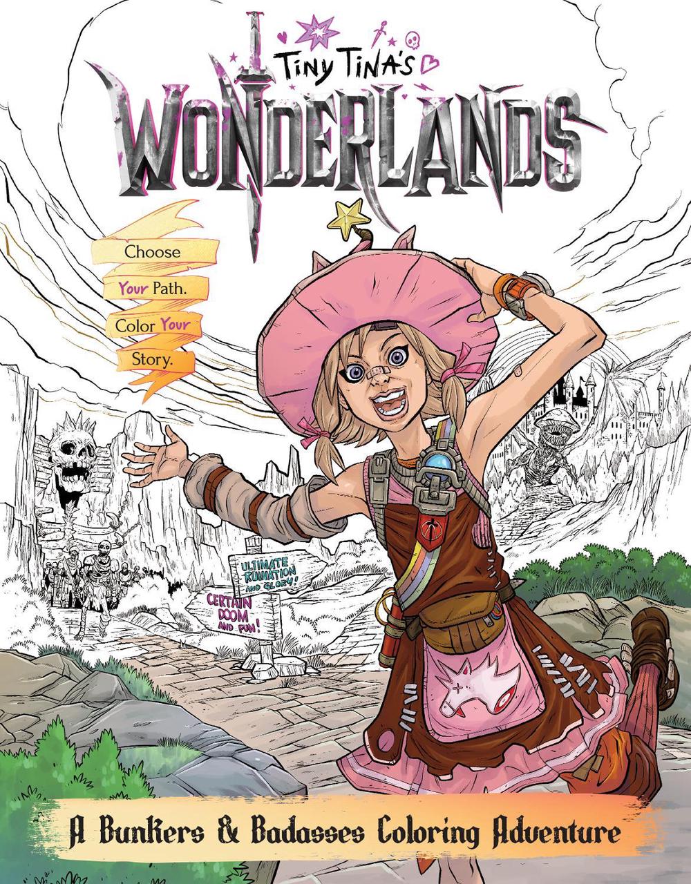 Tiny Tina's Wonderlands: A Bunkers & Badasses Coloring Adventure by Jordan Alsaqa - ISBN: 9798886635621