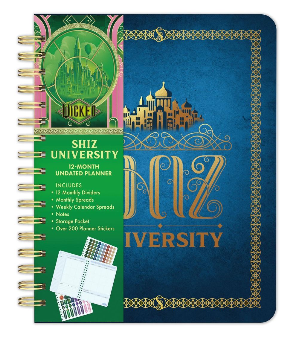 Wicked: Shiz University 12-Month Undated Planner by Insight Editions - ISBN: 9798886636017