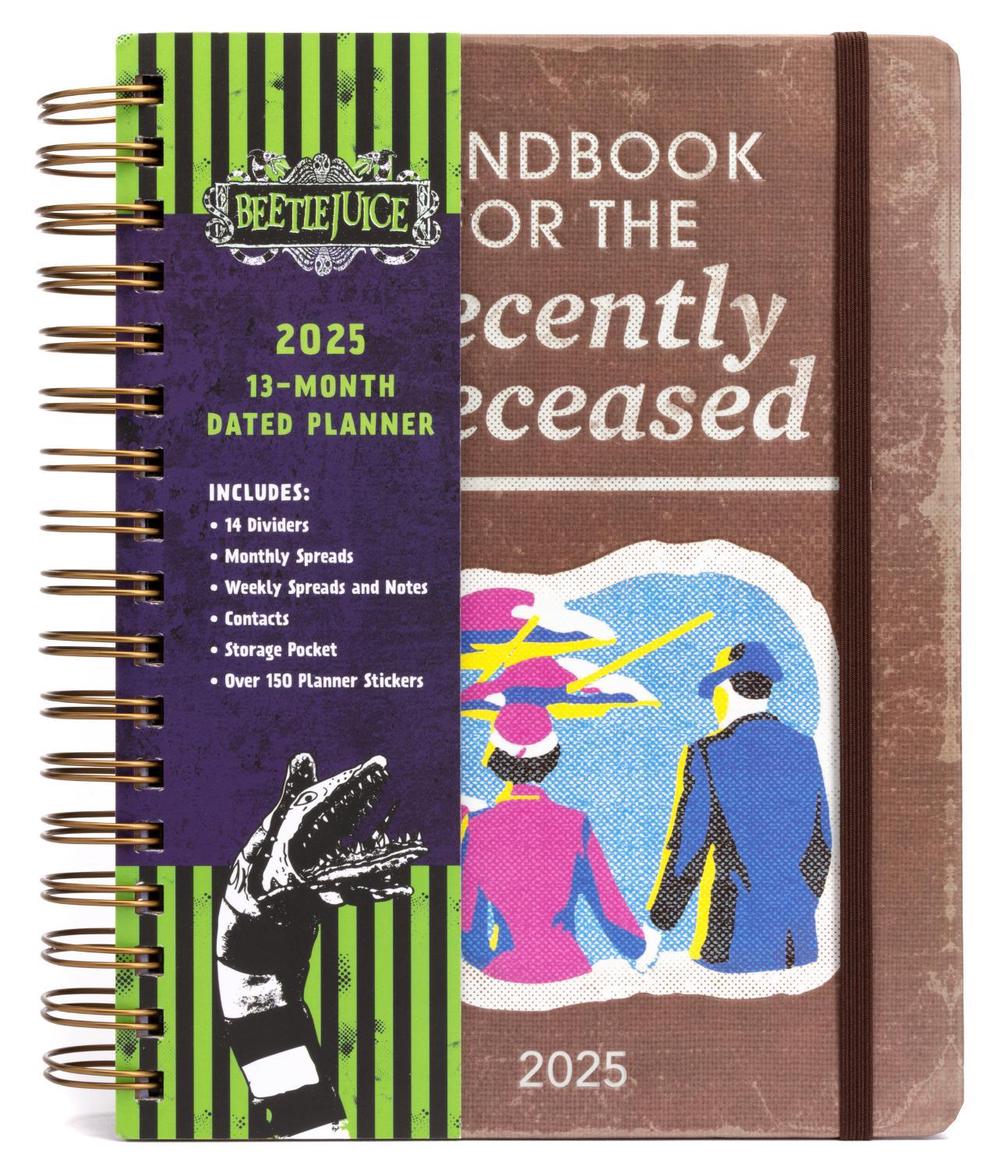 2025 Beetlejuice 13-Month Weekly Planner by Insights - ISBN: 9798886636833