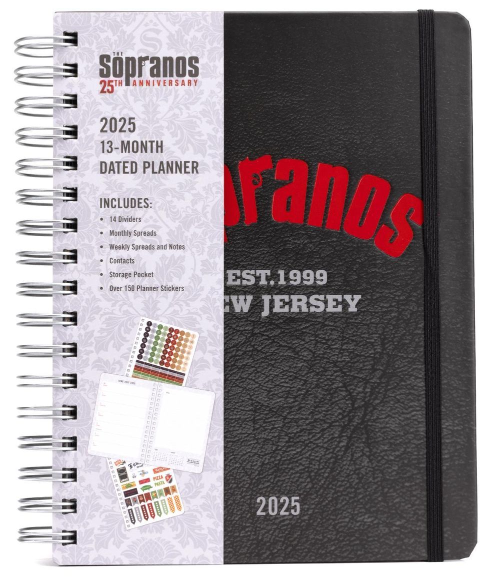 2025 The Sopranos 13-Month Weekly Planner by Insights - ISBN: 9798886636840
