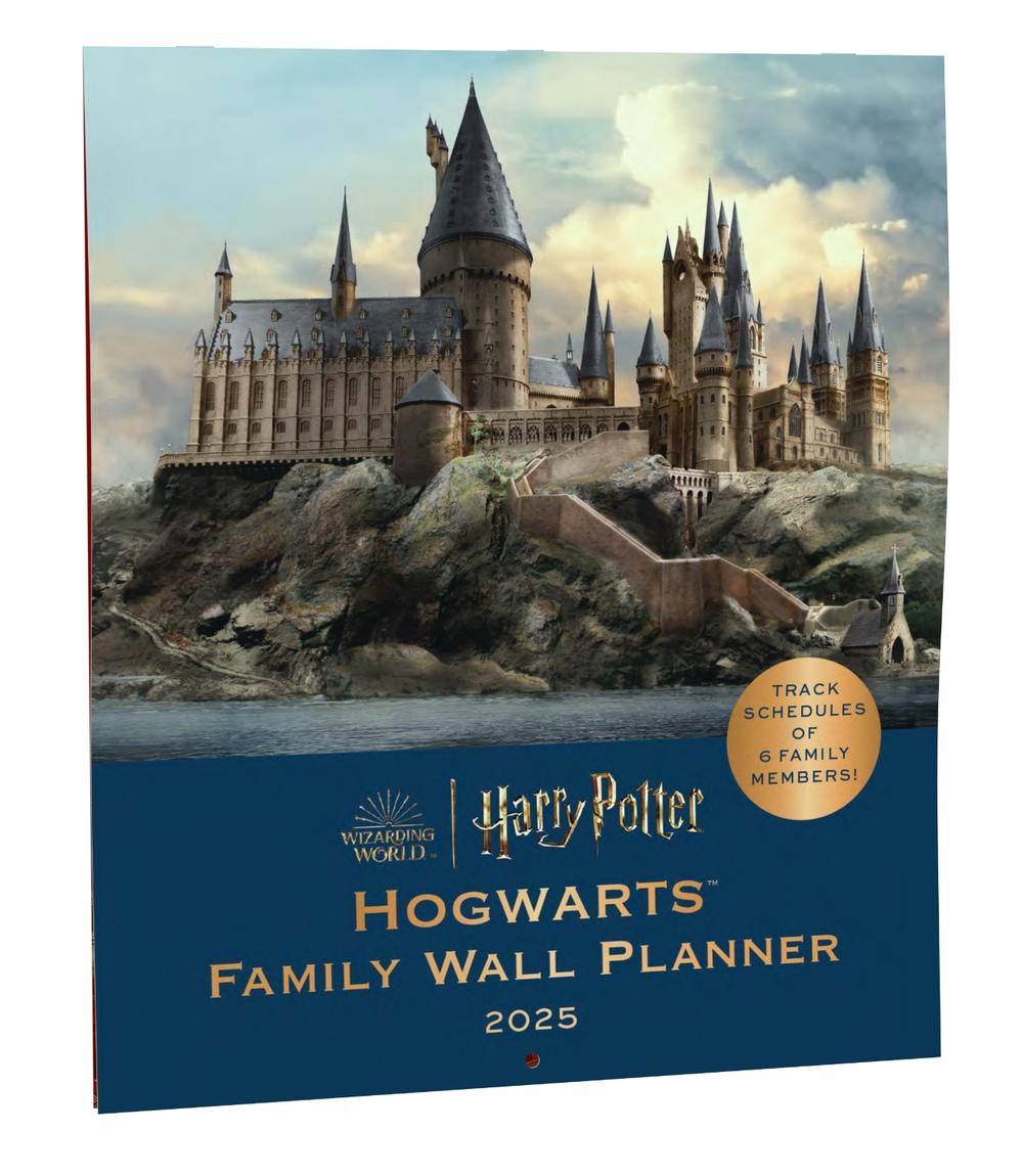 2025 Harry Potter: Hogwarts Family Wall Planner by Insights - ISBN: 9798886636970