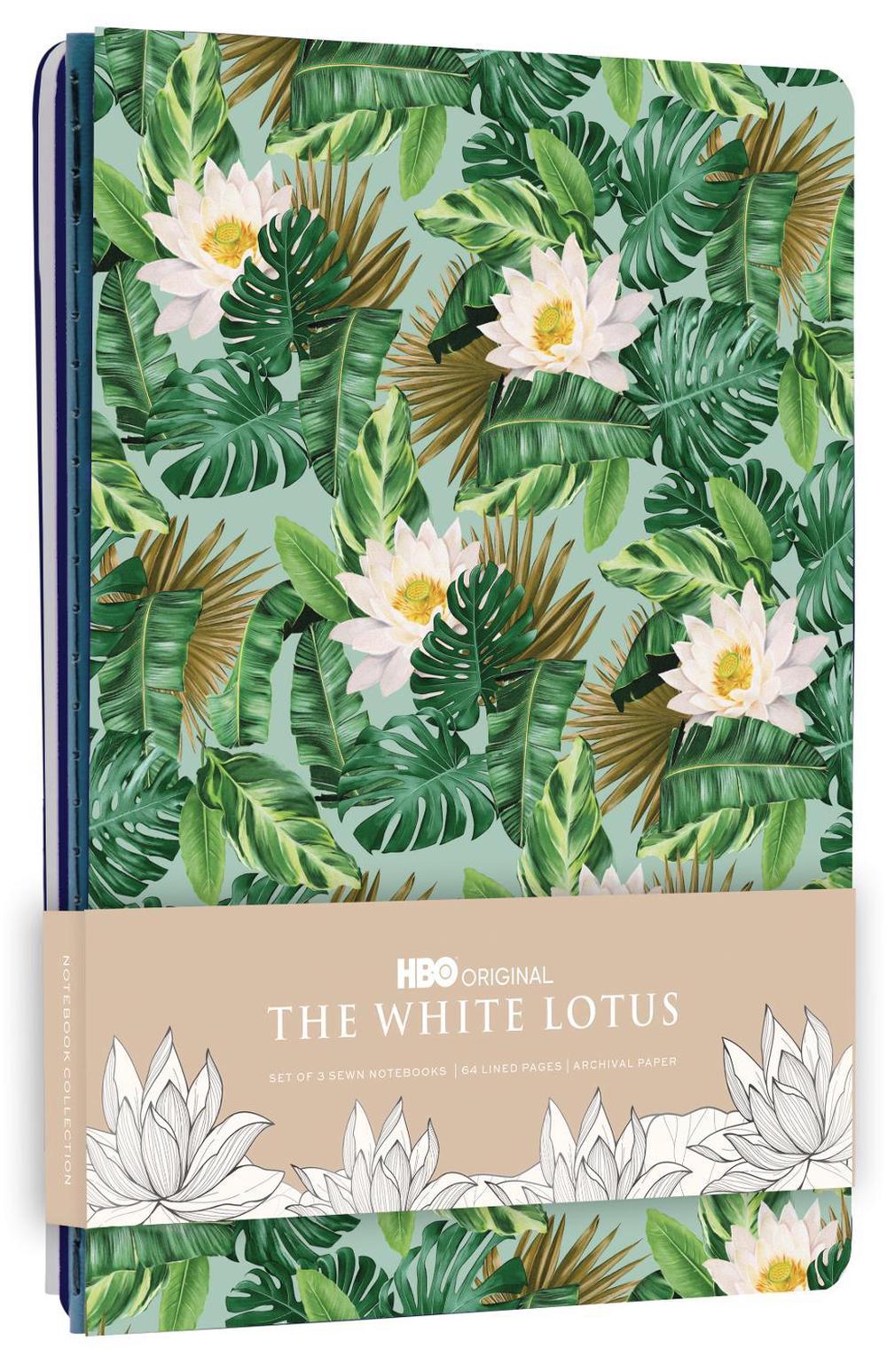 The White Lotus Sewn Notebook Collection (Set of 3) by Insight Editions - ISBN: 9798886638479
