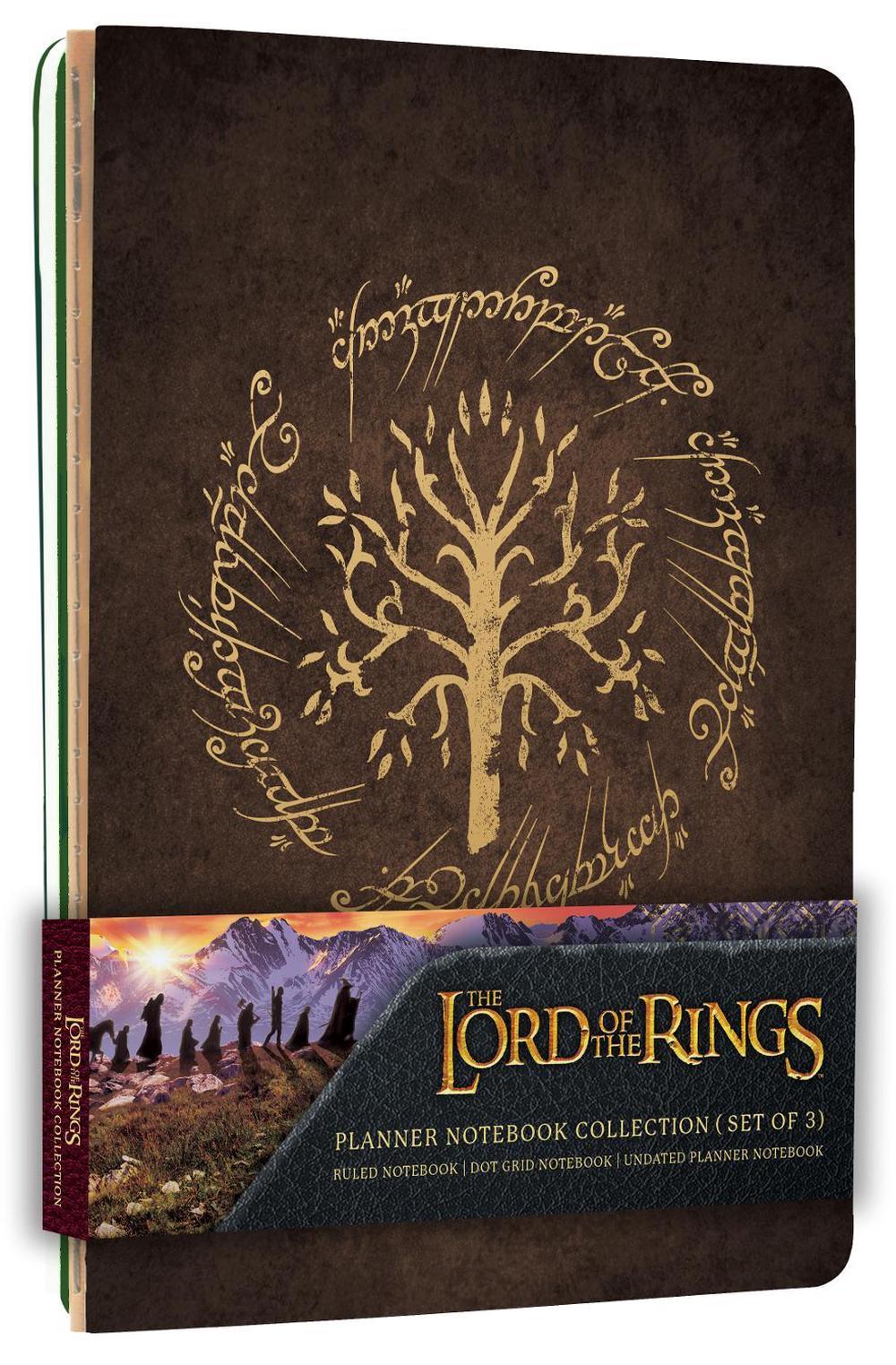 Lord of the Rings Planner Notebook Collection (Set of 3), 9798886638769