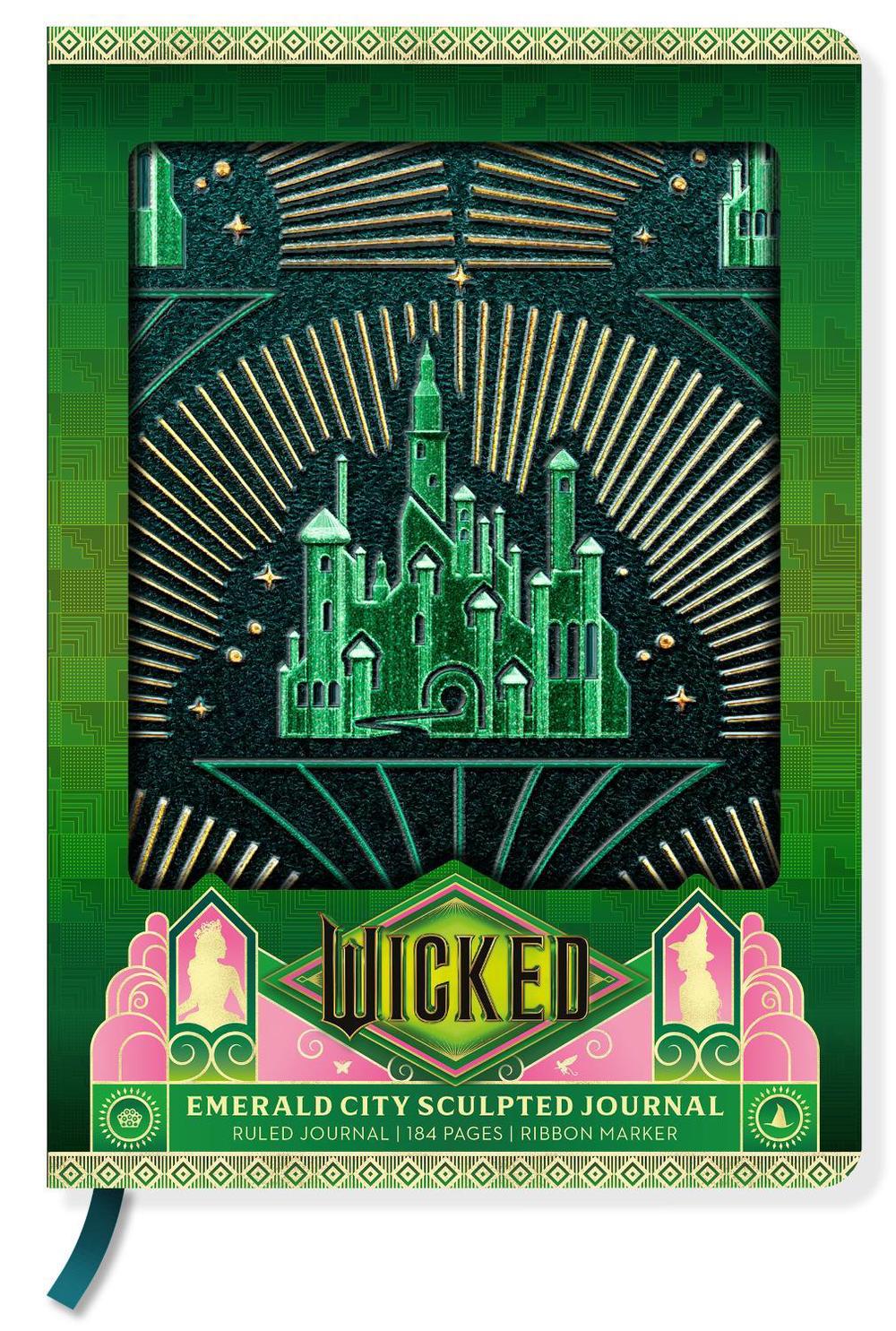 Wicked: Emerald City Sculpted Journal by Insight Editions - ISBN: 9798886639001
