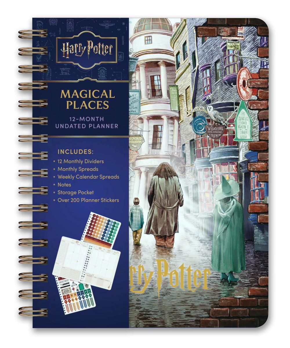 Harry Potter: Magical Places 12-Month Undated Planner by Insight Editions - ISBN: 9798886639063