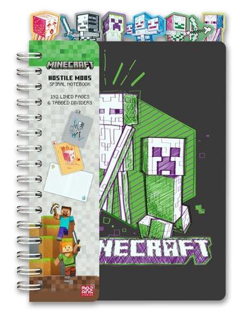 Minecraft: Hostile Mobs Spiral Notebook, 9798886639193