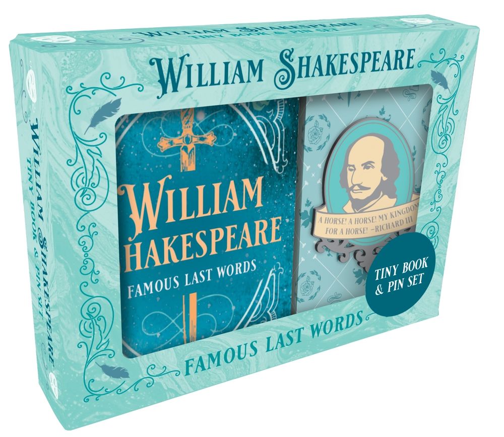 William Shakespeare Tiny Book and Pin Set by Insight Editions - ISBN: 9798886639261